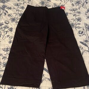 SPANX Black Wide Leg Pants